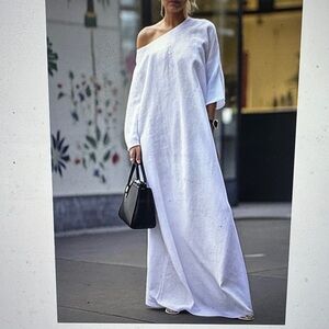 Elegant White Off-Shoulder Dress